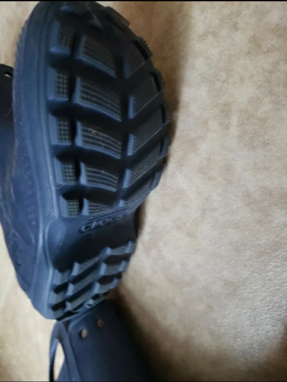 CROCS Kids Navy Blue Rain & Snow Boots Size 10